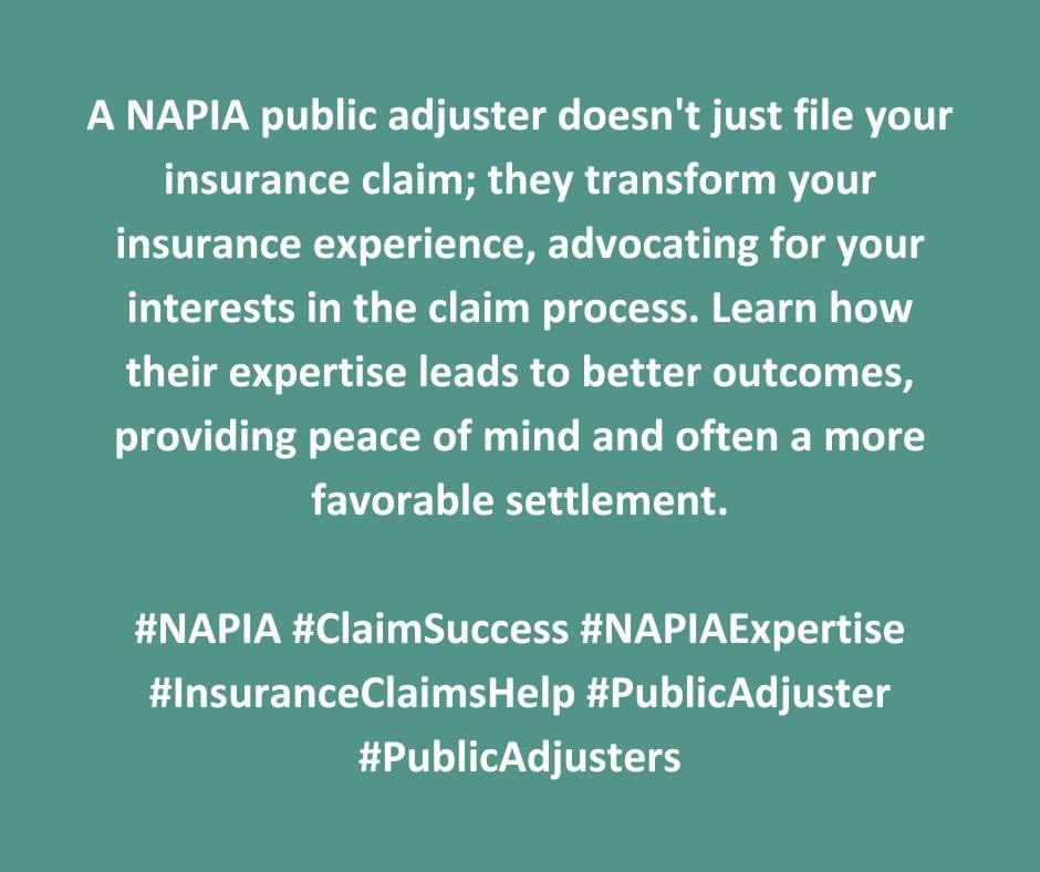 St. Florian Claim & Restoration Management - Public insurance - Public Adjuster in PA - National Association of Public Insurance Adjusters NAPIA -  - 